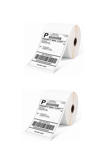Shipping label Thermal, Sticker roll 4” x6” White (500 labels) Postage Ups Lot - Picture 12 of 18