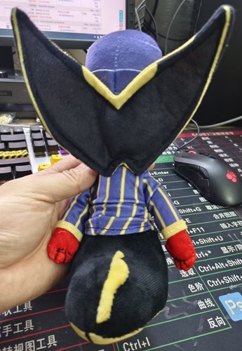 22CM Hazbin Hotel Sir Pentious Cartoon Stuffed Animal Figure Plush Soft Toy Xmas - Bild 5 von 7