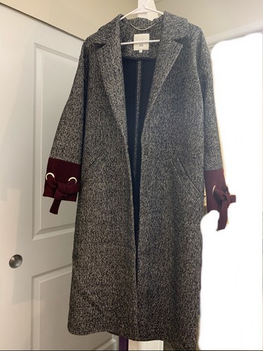 river island longline coat