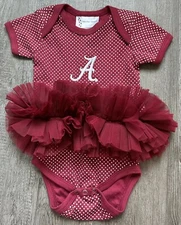 two feet ahead alabama tutu outfit size 12 months