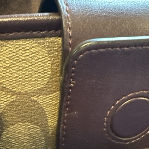 Coach F57492 PVC Rosa Gesamtmuster Andere Tasche Handtasche Leder Gold Schlüsselanhänger - Bild 10 von 16