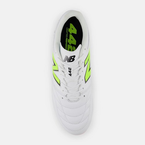 New Balance 442 TEAM HG V2 MS42HIB2 Ice Blue Neo Flame Pixel Green Unisex Shoes - Picture 4 of 6