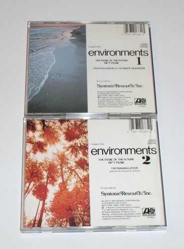 Environments 1 & 2 CD Lot Psychologically Ultimate Seashore And Tintinnabulation - Picture 8 of 9