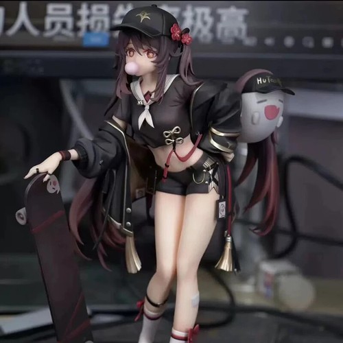 Anime Genshin Impact GK Hu Tao Action Figuren Skateboarding Weihnachtsgeschenk - Bild 19 von 24