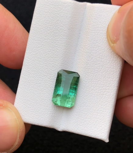 4.60Cts Nice Qty Beautiful Natural Color Tourmaline Cut Stone 11.68*7.38*5.68mm - Video 1 of 1