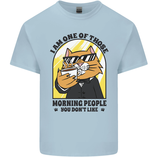 Cats Im One of Those Morning People Funny Kids T-Shirt Childrens - Picture 10 of 67