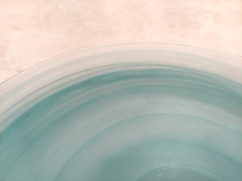Alabaster Aqua Glass Turquoise West Elm La Jolla Plate Set 3 Dishes Dessert - Picture 4 of 7