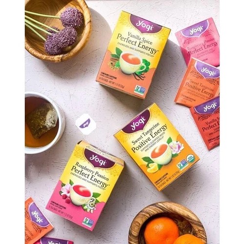 YOGI TEA Organic , Elderberry Lemon Balm Immune+Stress 16 TB , 32g Free Shipping - Picture 2 of 6