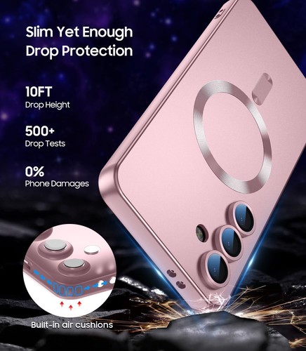 Housse Magsafe pour Samsung Galaxy A56 A55 A36 A35 A16 A06 étui de protection pour téléphone portable - Photo 9/30