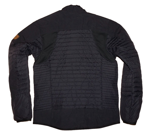 Men's EDDIE BAUER Black Nylon & Goose Down Lightweight Quilted Jacket SMALL - Picture 11 of 12