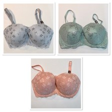 NWT VICTORIA SECRET Dream Angels Demi 34DDD Green Peach - 36DD Blue