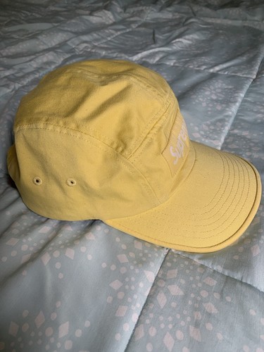 Supreme Box Logo Hat Five Panel Camp Hat Yellow Original Authentic Real Official - Bild 3 von 8