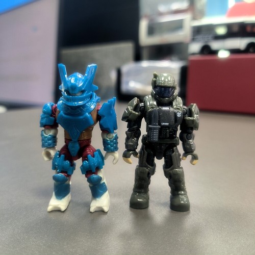 2PCS MEGA Construx Halo Universe Brute Minor ODST WOMBAT OVERWATCH BUCK