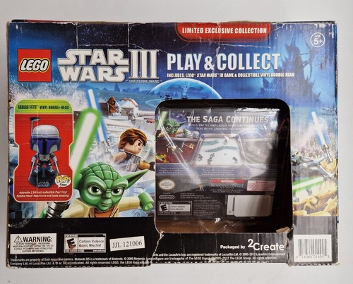 Lego Star Wars III Play & Collect Set - DS & Jango Fett POP - Edizione Limitata - Foto 4 di 6