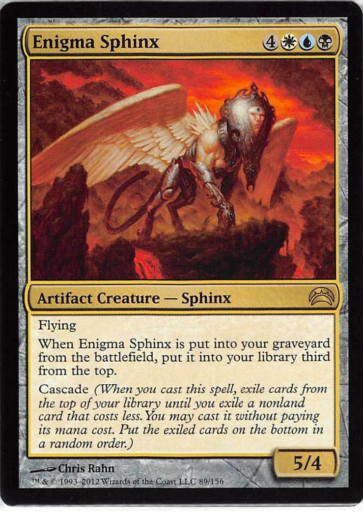 Enigma Sphinx *Rare* Magic MtG x1 Planechase 2012 SP