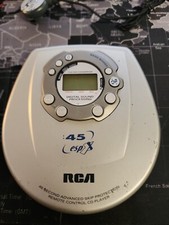 RCA Portable CD Player RP-2365RC w/Bass Boost, 45 ESPX Car Charger Cassette