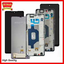 For LG Stylo 6 LMQ730QM LMQ730TM 6.8" LCD Touch Screen Digitizer Assembly  Frame