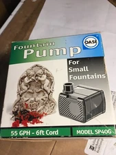 Fountain pump oase for small fountains 55gph model sp40g