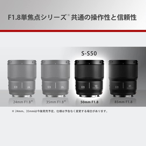 Panasonic S 50mm F1.8 S-S50 Single Focus Lens for Leica L Mount Full Size LUMIX - Picture 6 of 7
