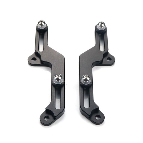 Ajustadores de parabrisas negro soporte de parabrisas para Honda CB500X 2013-2016 SU - Imagen 2 de 8