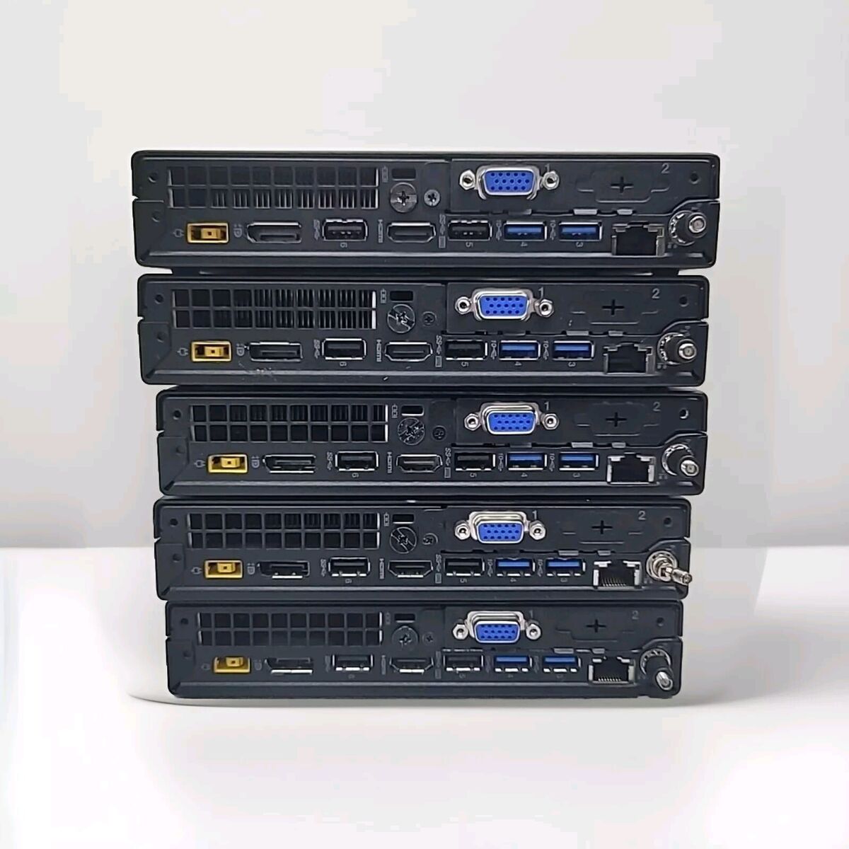 Lots of 5 Lenovo ThinkCentre M720q Intel Core i3 8100t 8GB Lots of 5 Lenovo ThinkCentre M720q Intel Core i3 8100t 8GB