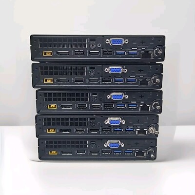 Lots of 5 Lenovo ThinkCentre M720q Intel Core i3 8100t 8GB 256GB