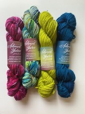 Special edition hand-dyed yarn Set of 4 skeins Worsted Superwash Merino 50g 112m