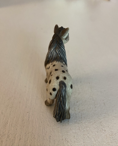 Schleich - 2003 FALABELLA STALLION Spotted Pony Figure - Retired #13278 - Picture 2 of 4