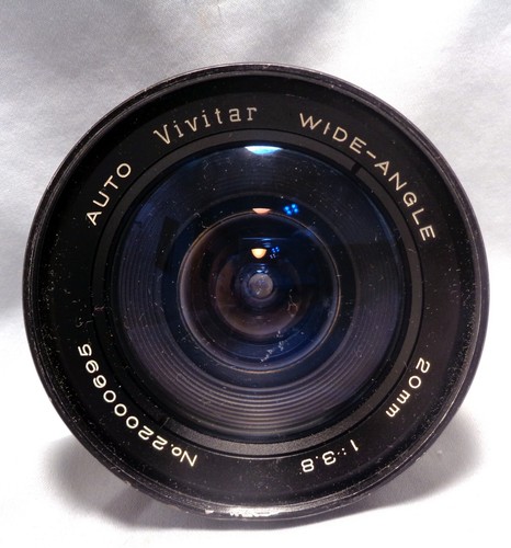 VIVITAR Auto Wide-Angle 20mm 1:3.8 #22000695 Camera Lens (Art Paul) - Picture 1 of 4