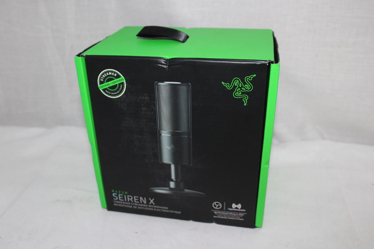 Razer Seirēn X RZ19-02290100-R3U1 USB Super Cardioid Condenser Microphone NEW!!