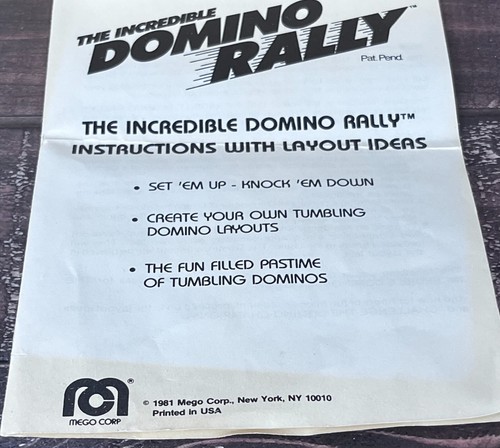 1981 The Incredible Domino Rally 200 Set #14020 komplett - Bild 4 von 10