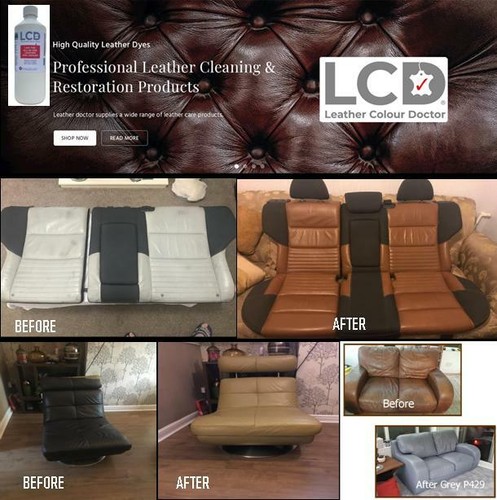 Leather Paint Colourant All In One Repair Dye, Re-colour For Sofas, Car Seats. - Picture 142 of 174
