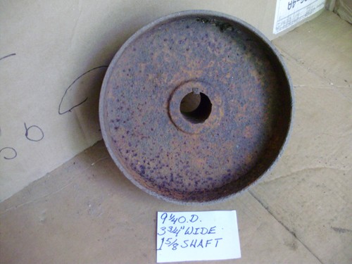 Flat Belt Pulley, Vintage, Cast Iron - Picture 3 of 16