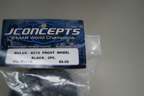 JConcepts Inc. 3317B RULUX - SC10 Front Wheel Black (2) Associated Traxxas Losi - Picture 2 of 2