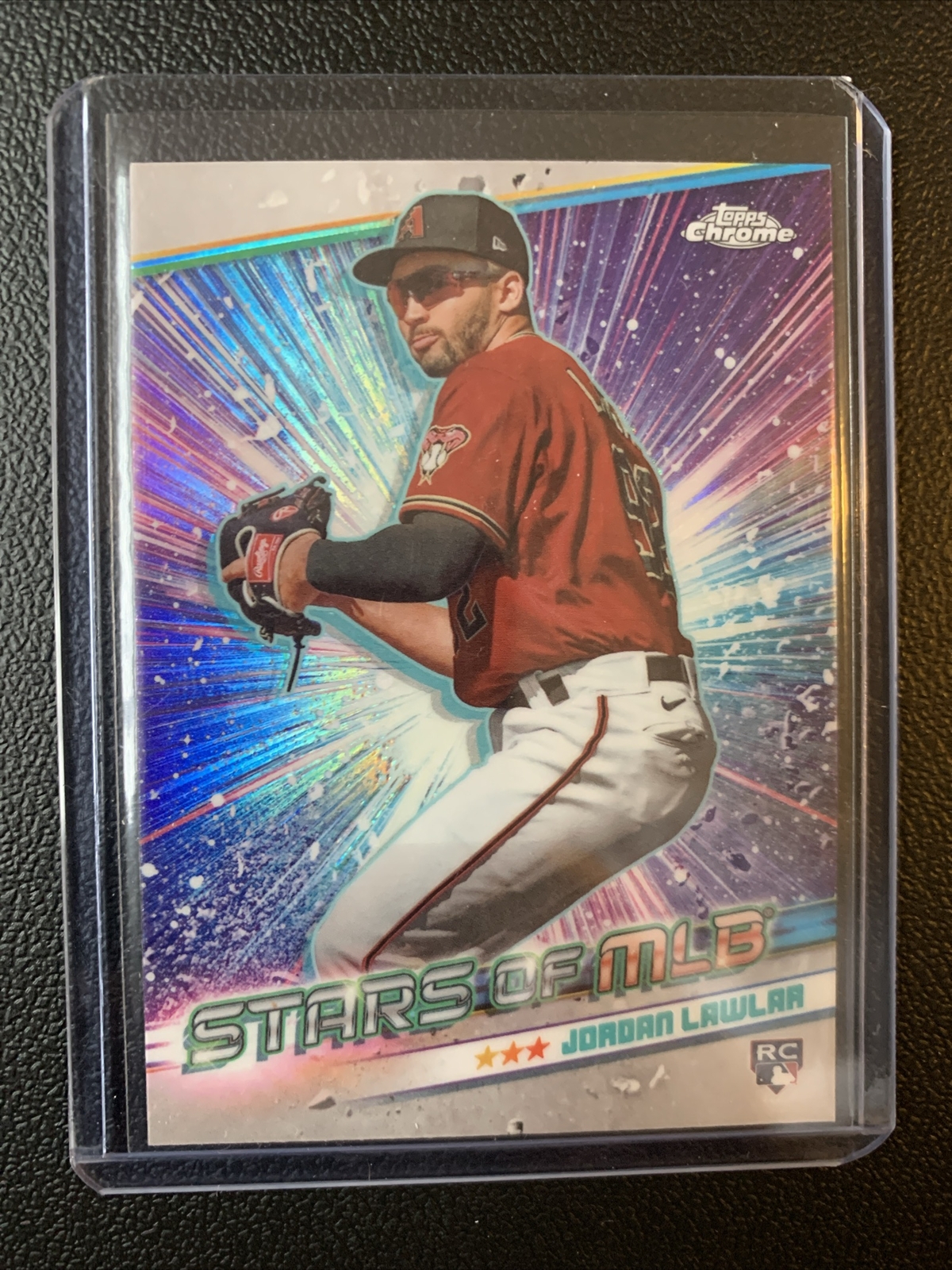 2024 Topps Jordan Lawlar Stars of the MLB Chrome RC Rookie Card #CSMLB-4 Arizona