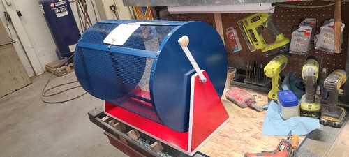 XL HAND CRAFTED RAFFLE TICKET DRUM, PUT IN WHAT COLOR WHEN YOU PURCHASE IT - Picture 3 of 16