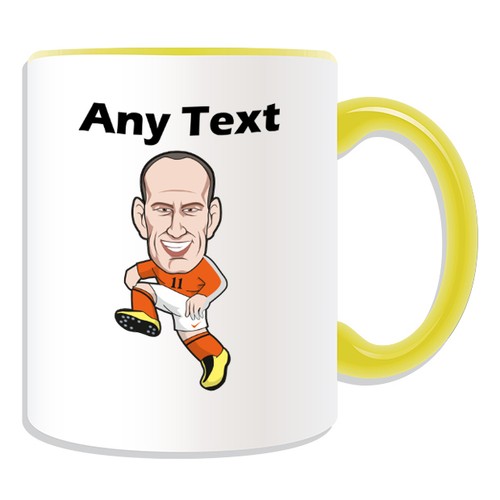 Personalised Gift Arjen Robben Mug Money Box Cup Bayern Munich Player Football - Picture 12 of 21