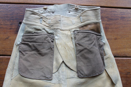 Sehr alte kurze saubere echte Hirschlederhose - einer D34 - D36 passend ! - Bild 11 von 14