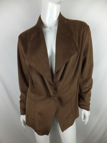Traum Zustand Wildlederoptik In Ein Braun 44 Top Jacke Madeleine ZSYxvqw8v