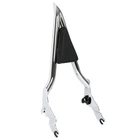 Chrome Backrest Sissy Bar for Harley CVO Road Glide Street Touring 2009-2024