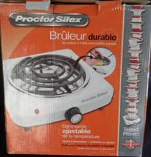Proctor Silex Durable Fifth Burner – USED ONCE – HANDY PORTABLE ELECTRIC