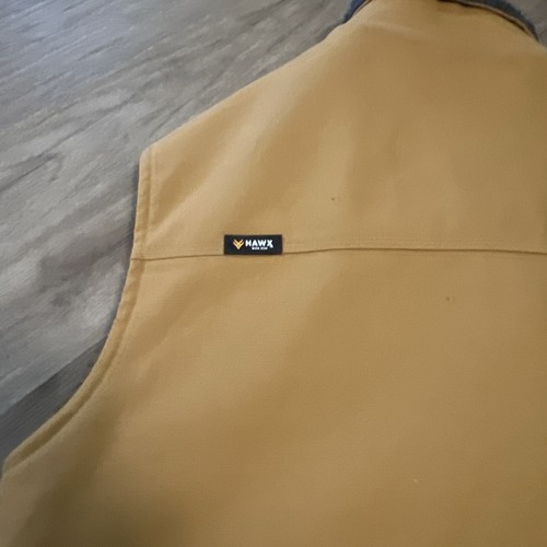 New HAWX MEN'S ZIP-FRONT INSULATED WORK VEST Size L Fits More Like Loose XL - Picture 10 of 15