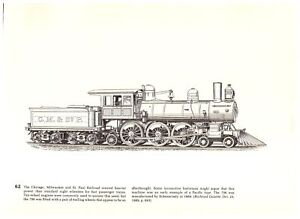 Chicago-Milwaukee-St-Paul-Railroad-Engine-Baldwin-039-s-10000-039-th-1889-Train-print