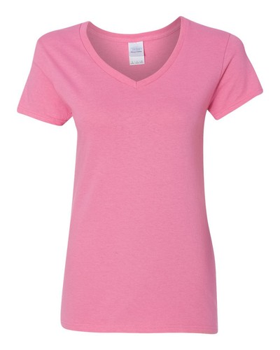 LOWEST PRICE Gildan Ladies Cotton Womens V-Neck T-Shirt Tearaway Label - 5V00L - Picture 6 of 18
