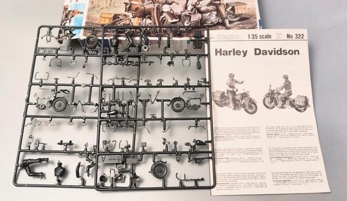 Italeri 322 Harley Davidson 2 motorcycles 1:35 - Bild 4 von 4