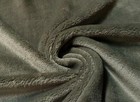 LUXURY Double Sided Coral Cuddle Fleece Fabric Material LT KHAKI