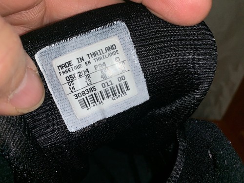 NIKE Black & White Land Shark Mid Shoe Football Cleats Sz Men Shoes Sz 14 👣b11 - Picture 9 of 12