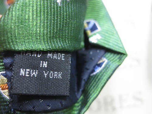 NUEVA CON ETIQUETAS Corbata para Hombre MARAVILLA HECHA A MANO SEDA PURA HECHA EN NUEVA YORK EE. UU. - Imagen 4 de 9