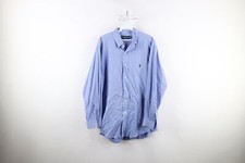 Vtg Ralph Lauren Mens 16.5 32/33 Classic Fit Striped Collared Button Down Shirt