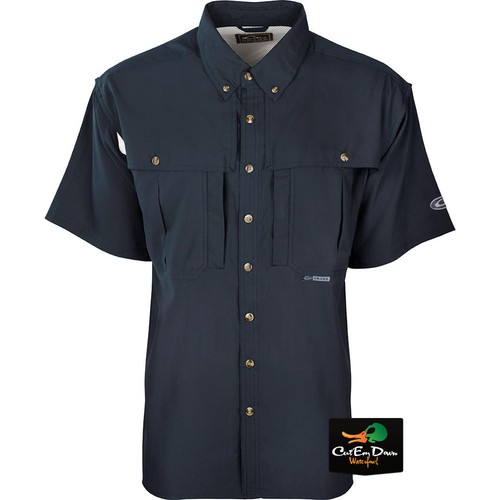 DRAKE WATERFOWL SYSTEMS FLYWEIGHT WINGSHOOTER'S SHIRT SHORT SLEEVE - Picture 8 of 13